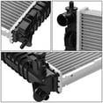 thumbnail image 5 of DNA Motoring Aluminum Core Radiator 13125 for 10-12 Ford Fusion Lincoln MKZ Mercury Milan, 5 of 7