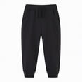 thumbnail image 4 of kpoplk Boys Active Pants Cotton Kids Lightweight Joggers Sweatpants with Pockets(Black,3-4 Y), 4 of 4