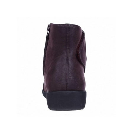 clarks caddy belle aubergine
