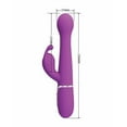 thumbnail image 3 of Pretty Love Twinkled Tenderness Dejon Thrusting Rabbit - Fuchsia, 3 of 6