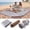 Gray, variant on 2 in 1 Extra Large 80"* 80" Rug Picnic Waterproof Outdoor Beach Blanket Foldable Camping Mat Car Travel Necessities Mountaineering Essentials Camper Accessories Backpacking Gear Trip Supplies