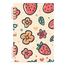 Cute Strawberry Spiral Journal Notebook College Ruled Notebook 8.3" x 5.7" A5 Lined Thick Paper Page