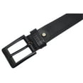 thumbnail image 5 of Men's Genuine Buff Leather Casual & Dress Belt Heavy Duty Belts for Men Also for Big & Tall, 5 of 21