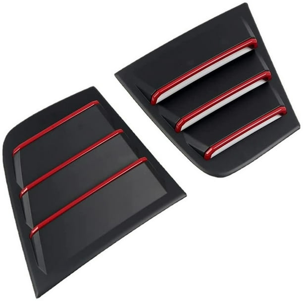 Speravity Cubierta de sombras para rejilla de ventilación, persianas protectoras laterales para ventana, pegatinas decorativas para de Ventana automotriz