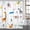 White-3, variant on Animal Shower Curtain for Kids, Boho Tropical Animals Shower Curtain Nursery Giraffe Crocodile Hippo Zebra Monkey Cartoon Shower Curtains, Waterproof Bathroom Sets for Children 36X72 Inch