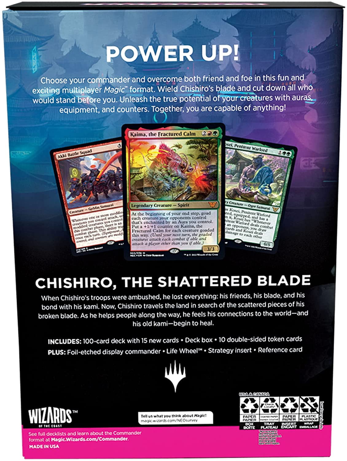 Magic: The Gathering Kamigawa: Neon Dynasty Commander Deck – Upgrades Unleashed (Red-Green)