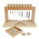 thumbnail image 2 of Juguetes Educativos perfecl Montessori Juguete De Madera Barra De 1-9 Granos con Número De Tarjetas, 2 of 8