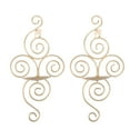 thumbnail image 1 of Wall Candle Holder, 2 Sets Swirl Iron Art Pattern European Style Wall Mounted Candlestick  For Cafe Bar For Living Room Gold, 1 of 8