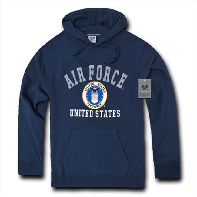 Air Force USAF Flying Eagle Emblem Stars and Stripes Big Boys Pull-Over Hoodie