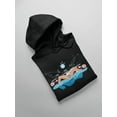thumbnail image 3 of Swimmer Design Hoodie Men -Image by Shutterstock, Male Small, 3 of 4