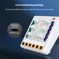 thumbnail image 4 of Graflsoa Professional M8 Live Streaming Sound Card with Microphone, Podcast Kit, Plug & Play, Compatible with Instruments, PC & Mobile, Black ABS Design, 4 of 6