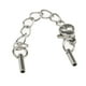 thumbnail image 3 of 5 Pedazos Extensores De La Joyería Cierre De La Langosta Cords Termina Para Los Oficios 1m M Sunnimix Corchete de la joyería, 3 of 8