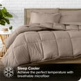 thumbnail image 3 of Bare Home 5-Piece Bed-in-a-Bag - Twin, Taupe with Taupe Sheet Set, 3 of 8