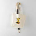 thumbnail image 5 of CafePress - Book Worm Giraffe Cartoon Tote Bag - Unisex Canvas Tote Bag, Beige, 1-Piece, 5 of 7