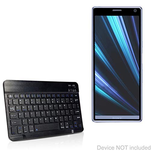 Keyboard For Sony Xperia Xa3 Keyboard By Slimkeys Bluetooth Keyboard Portable Keyboard With Integrated Commands For Sony Xperia Xa3 Jet Black Walmart Com