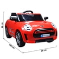 thumbnail image 4 of The Baby Shop Montable Electrico Rojo P/Niños Cooper Con Control Remoto Luz, 4 of 7