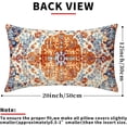 thumbnail image 3 of Mustard Yellow Blue Ethnic Boho Lumbar Pillow Covers 12x20 Inch Bohemian Carpet Vintage Orange Grey Floral Rectangle Throw Pillows Farmhouse Accent Home Decor For Bedroom Couch Sofa Porch Set Of 2, 3 of 6