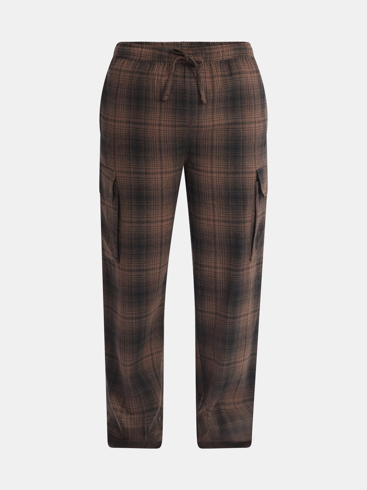 No Boundaries Flannel Cargo Pants, Men's & Big Men's