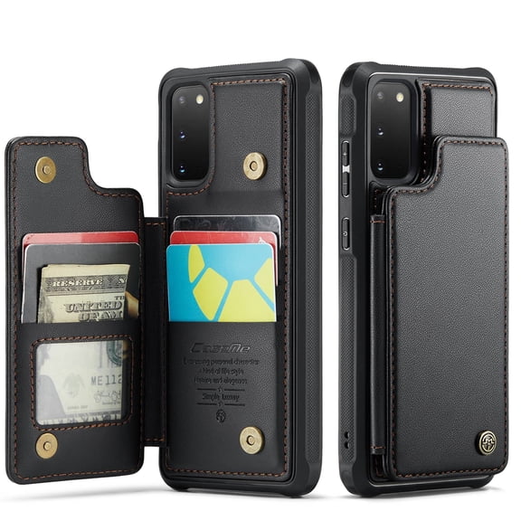 New Case for Samsung Galaxy S20 FE Cover with Card Holder, Wallet Case for Women Men with RFID Blocking, Durable Leather Kickstand Magnetic Clasp Shockproof Phone Case for Samsung Galaxy S20 FE