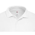 thumbnail image 3 of Fruit Of The Loom - Polo deporte transpirable de manga corta Modelo Moisture hombre caballero (Blanco), 3 of 3