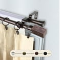 thumbnail image 2 of Lolani 13/16" Double Bay Window curtain rod Adjustable 20"-36", 38"-72" - Cocoa,(ABay-96-7D), 2 of 4