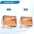 thumbnail image 4 of FORMRS 13-13.3 inch Laptop Sleeve Case Soft Carrying Quilted Computer Bag Cover, Orange Glasses, 4 of 7