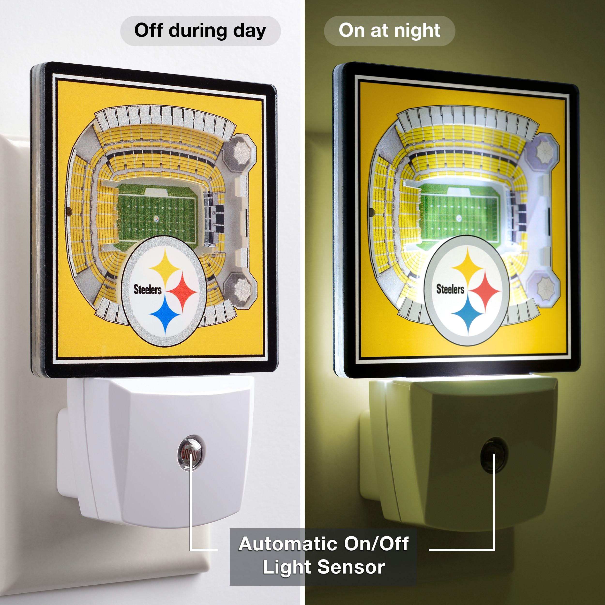 YouTheFan NFL Pittsburgh Steelers StadiumView Nite Light