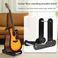 thumbnail image 4 of Easy Assemble Acoustic Guitar Rack Nonslip Floor Guitar Holder Portable Musical Instrument Display Stand Enduring, 4 of 9