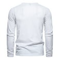 thumbnail image 4 of Yaoyar Mens Henley Long/Short Sleeve T-Shirt Cotton Casual Shirt, 4 of 5