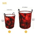 thumbnail image 5 of XMXT Collapsible Laundry Basket, Red Smoke Texture Waterproof Laundry Hamper, 40L Multicolor, 5 of 8
