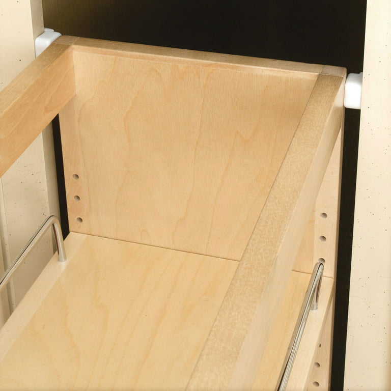 Rev-A-Shelf - 448ut-bcsc-5c - 5 in. Pull-Out Wood Base Cabinet Utensil Organizer