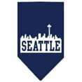 thumbnail image 4 of Pet and Dog Bandana Screen Printed, "Seattle Skyline", 4 of 10