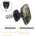 thumbnail image 3 of 4 Pcs Cabinet Handle Drawer Pulls Woodpecker Knobs with Screws Square Furniture Office Cabinet Knob Decoration, 3 of 7