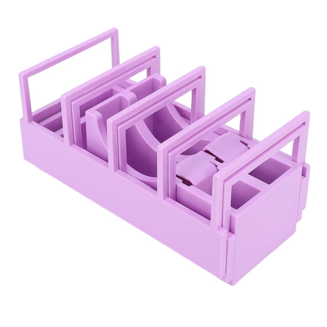 18 Strip Desktop Tape Dispenser, Extendable Tape Dispenser for Packaging with 2 Rolls, Multi Roll Ribbon Cutting Machine for Packaging Orders, Crafting, Present Wrapping