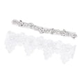 thumbnail image 3 of Liga De Encaje De Cristal Para Mujer Liguero Elástico Liguero De Soltera Liga De Pierna Macarena liga de novia de encaje de cristal, 3 of 8