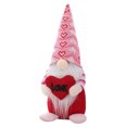 thumbnail image 2 of Muñeca Muñeco de peluche Tomte sueco hecho a mano con corazón Valentine Prop (Heart Male) Ndcxsfigh Nuevos Originales, 2 of 8