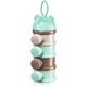 thumbnail image 1 of Doseur De Lai（Bleu）,Doseur Bébé Distributeur en Poudre Portable Avec 4 Compartiments et Bec Verseur Boîtes Empilables Convient Pour Les Collations,Lait En Poudre,collations, 1 of 5