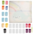 thumbnail image 1 of 1 juego de práctico kit de bordado para bricolaje, hilo de bordar, kit de gancho de pestillo para almohadas decorativas para el hogar, 1 of 8