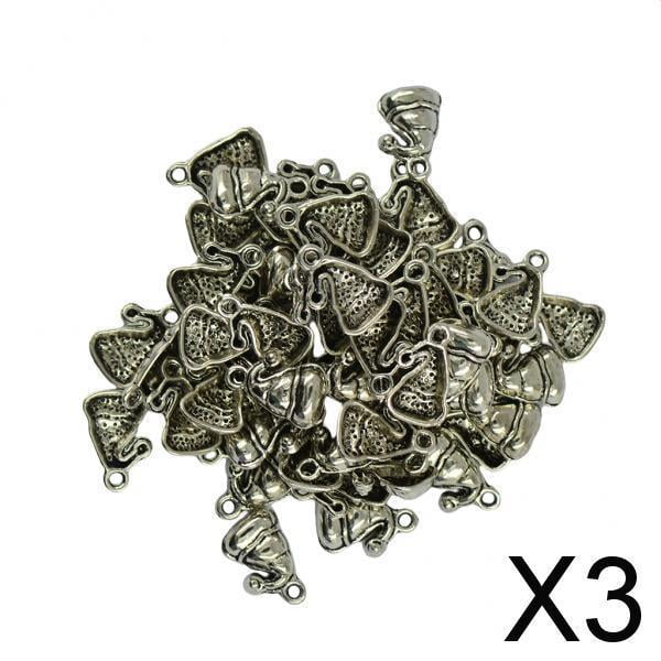 Dijes de Plata antigua Soledad 50 Uds. Sombrero de Navidad