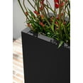 thumbnail image 6 of Veradek Block Series Span Short 24" Plastic Planter - Black, 6 of 12