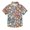 Cartoon Monkeys Face, variant on Small Short Sleeve Button Down Shirts Cartoon Monkeys Face Casual Shirt 3-10 Years