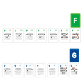 Guitar Chord and Scale Learning Cards,49Pcs Guitar Flash Cards for ...