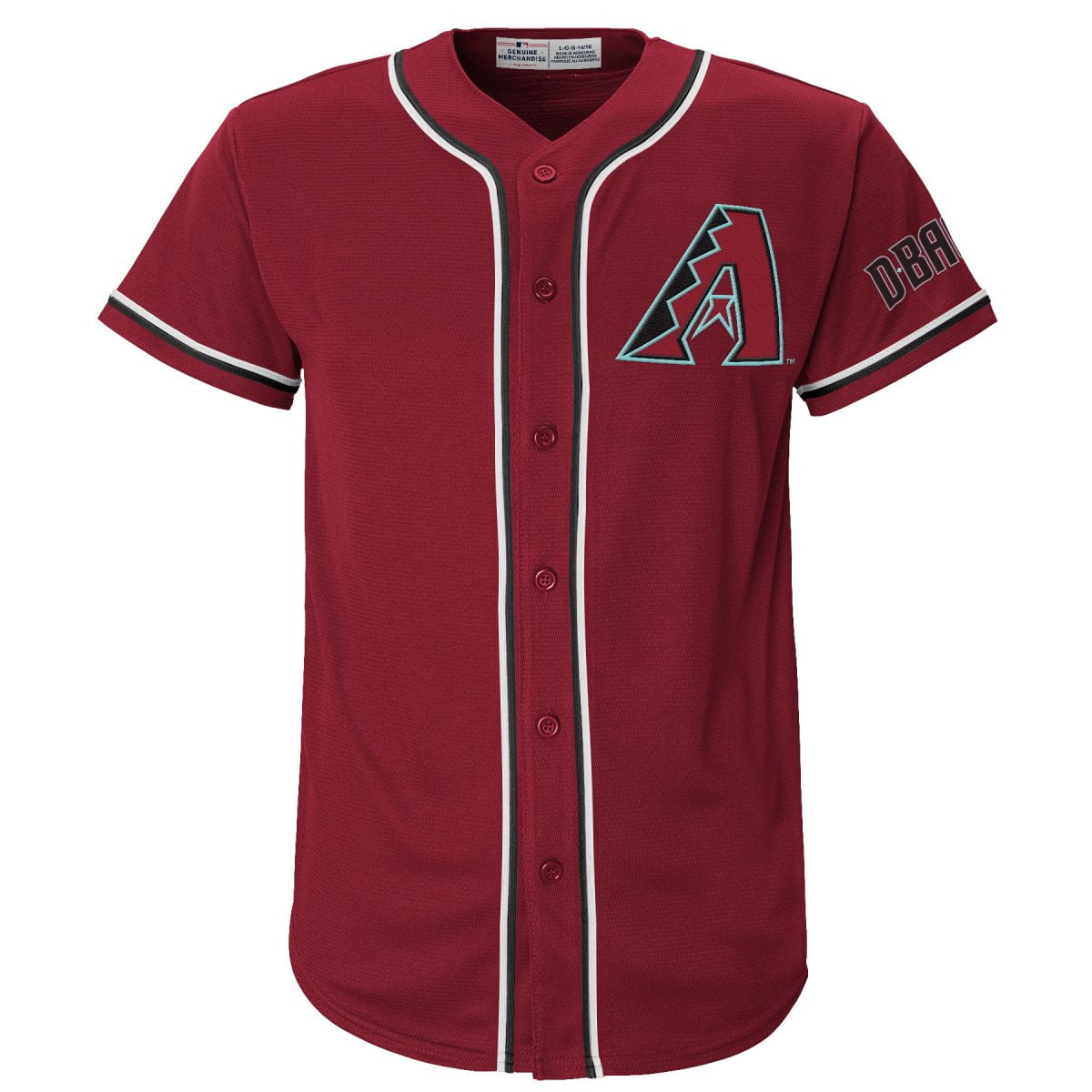 MLB Arizona Diamondbacks Youth Primary Color Synthetic Jersey