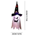 thumbnail image 3 of Vikakiooze Home Decor LED Witch Hat Halloween Ghost String Lights DIY Pendant Horror Lamp, 3 of 9