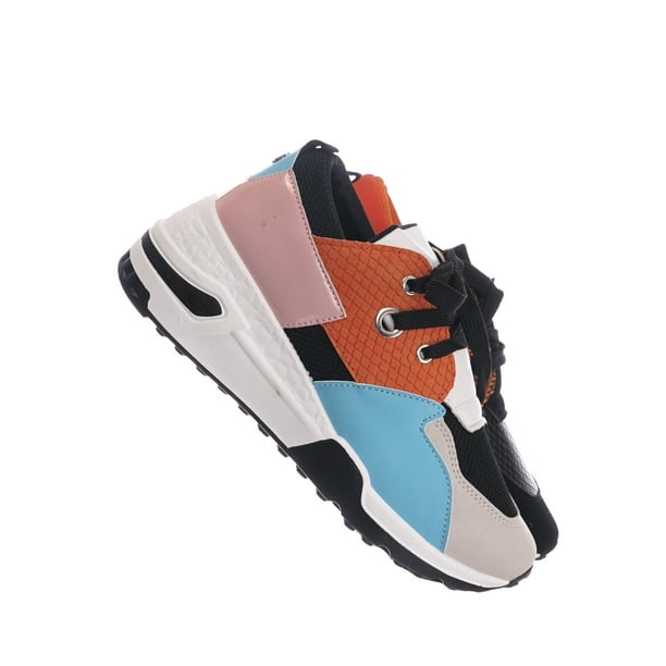 Forever Link - Flamingo01 by Forever Link, Chunky Daddy Platform Sneaker - Women Jogger Color