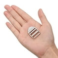 thumbnail image 4 of Metal Ladder Buckle Slider Tri-Glider Metal Adjustable Buckles, 4 Pack 19.5mm Inner Size, Silver Tone, 4 of 5
