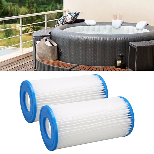 Filter Cartridge, Keep Water Clean Washable High Temperature Resistance Swimming Pool Filter Cartridge Replacement for Hot Tubs