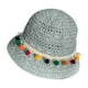 thumbnail image 1 of Circunferencia del sombrero: 50-54 cm, circunferencia de la cabeza pequeña, sombrero de paja, sombrero protector solar para mujer, sombrero de playa, sombrero tejido de paja con bolas de, 1 of 5