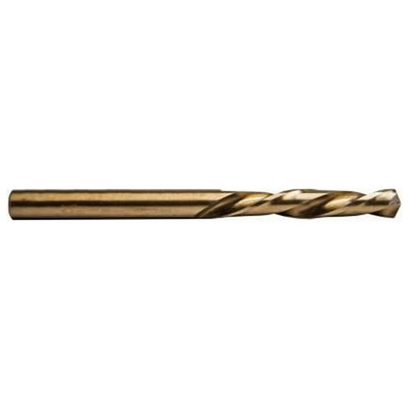 Century Drill & Tool 74112 Stub Drill Bit, Left Hand, Cobalt Steel, 3/16 In. - Quantity 4