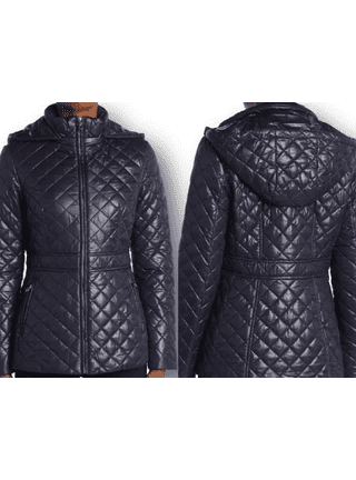 Kate spade new york faux clearance fur trim hooded puffer coat